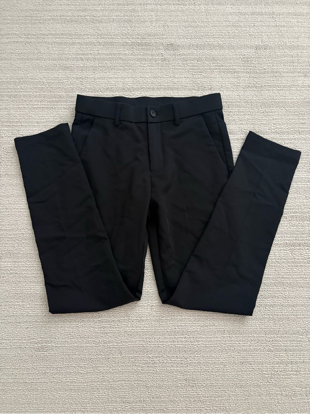 Men's Tailored Black Dress Pants